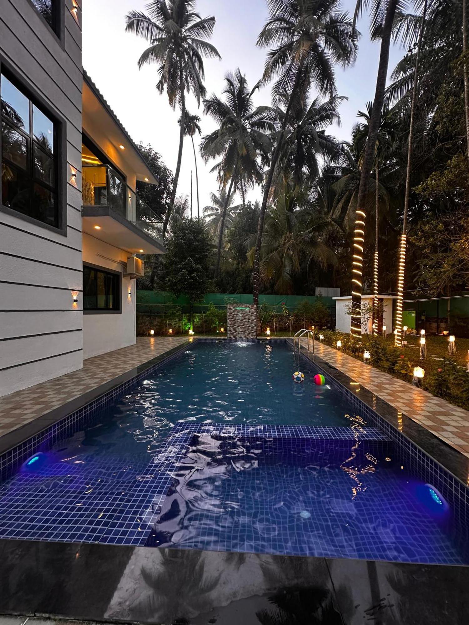 Seas The Day Luxurious 5Bhk Villa 2Min From Awas Beach With Huge Private Pool Alībāg Exterior foto